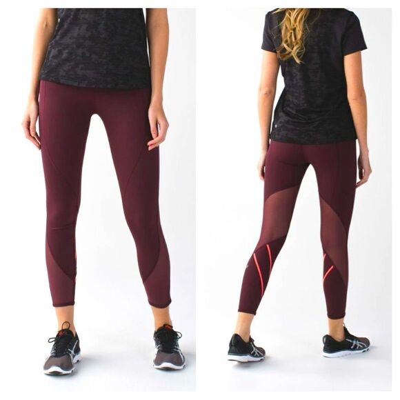LULULEMON ALL MESHED UP 7/8 TIGHTS - Picture 1 of 16